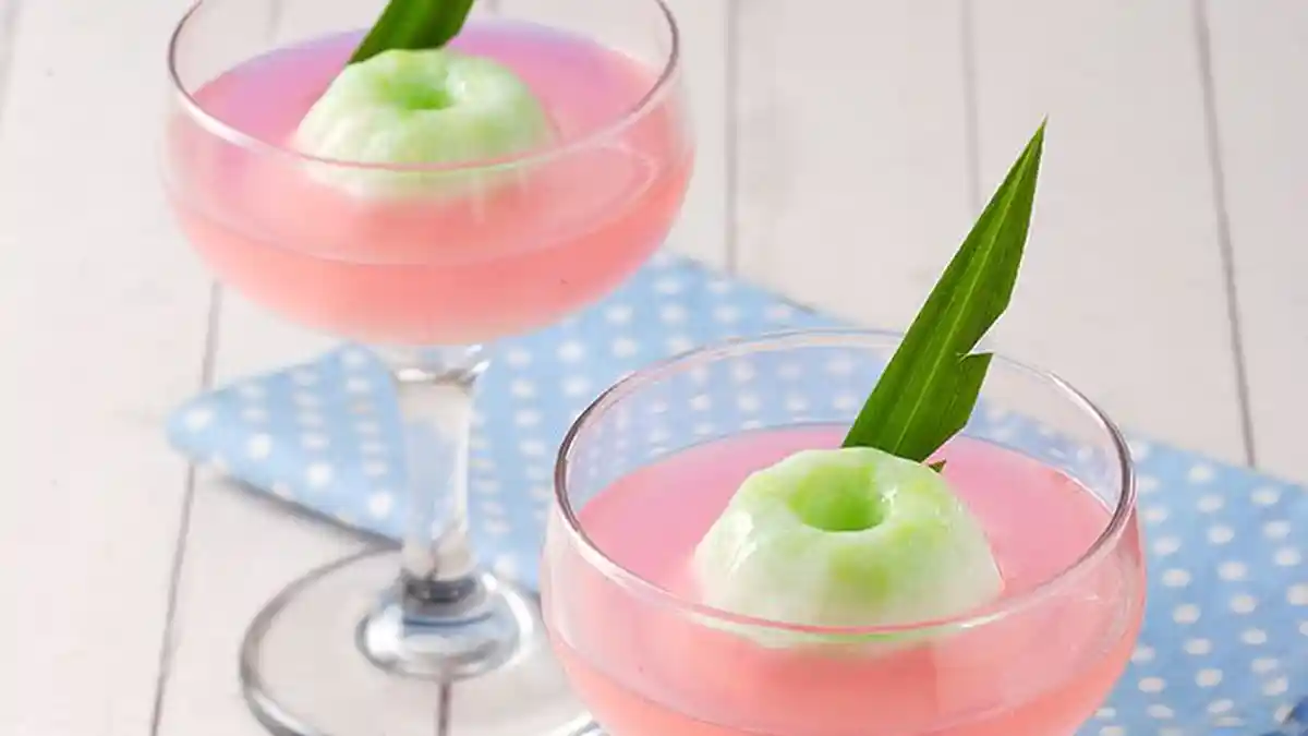 Resep Puding Santan Tapai Ketan Hijau Enak, Puding Lembut dan Lumer