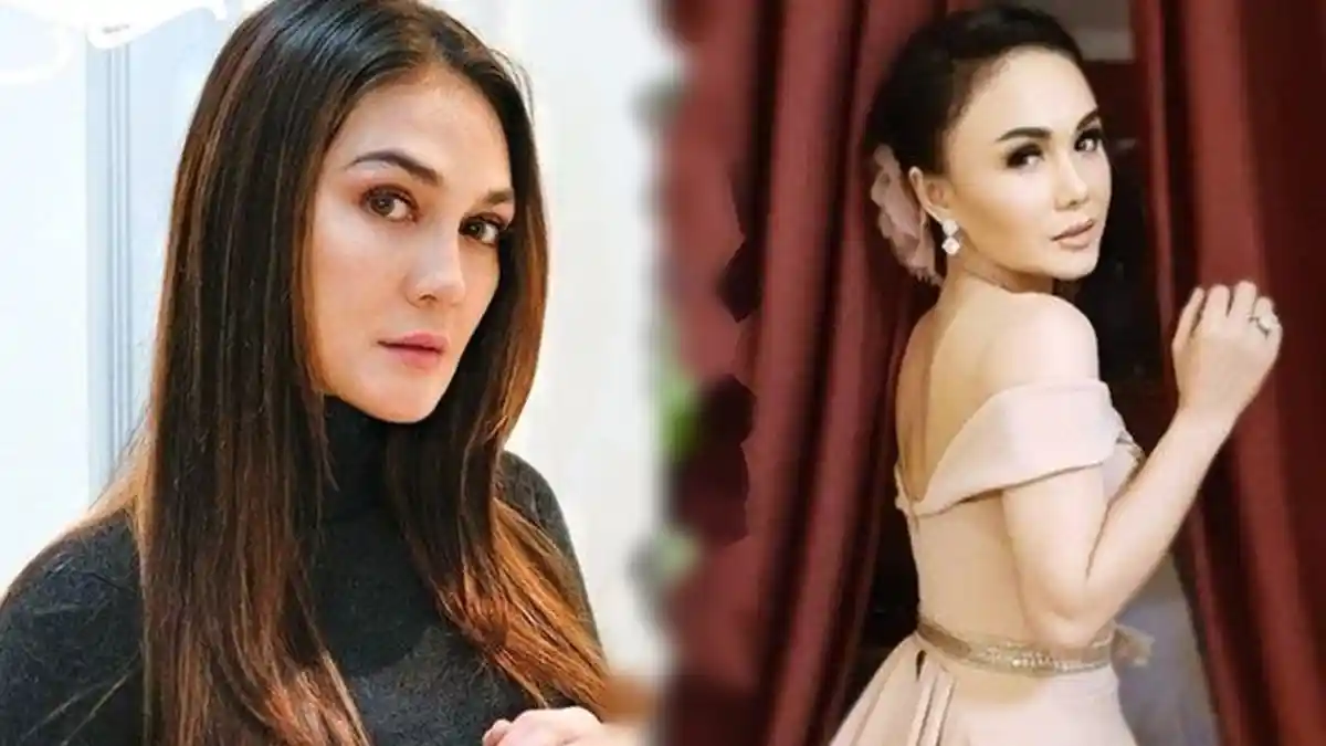 Beda Gaya Yuni Shara dan Luna Maya, Tampil Pakai Sport Bra Saat 'Bakar Lemak'