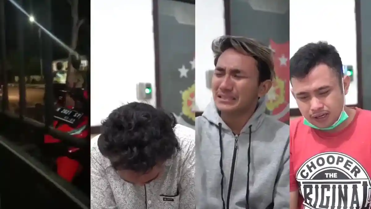 3 Pemuda yang Hina Satgas Covid-19 Probolinggo Nangis Minta Maaf