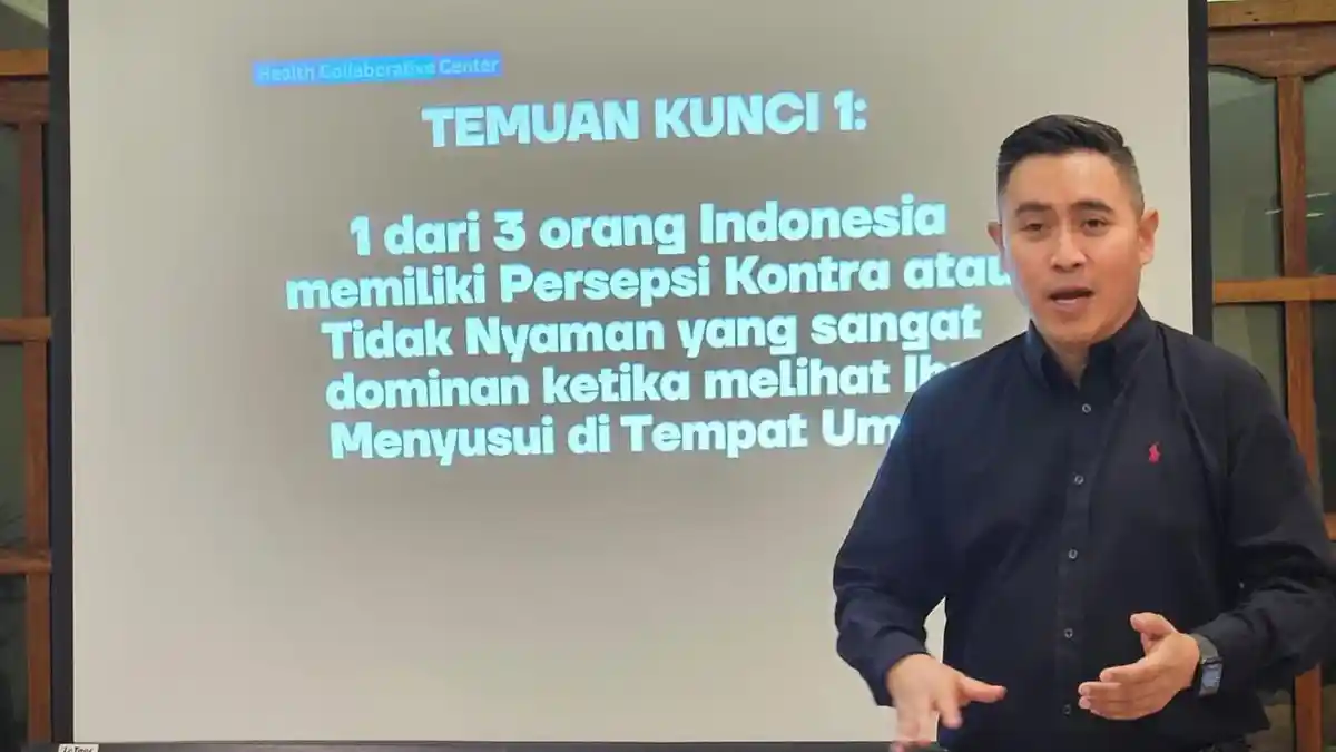 Studi HCC: Satu dari 3 orang Indonesia Menolak Ibu Menyusui di Tempat Umum
