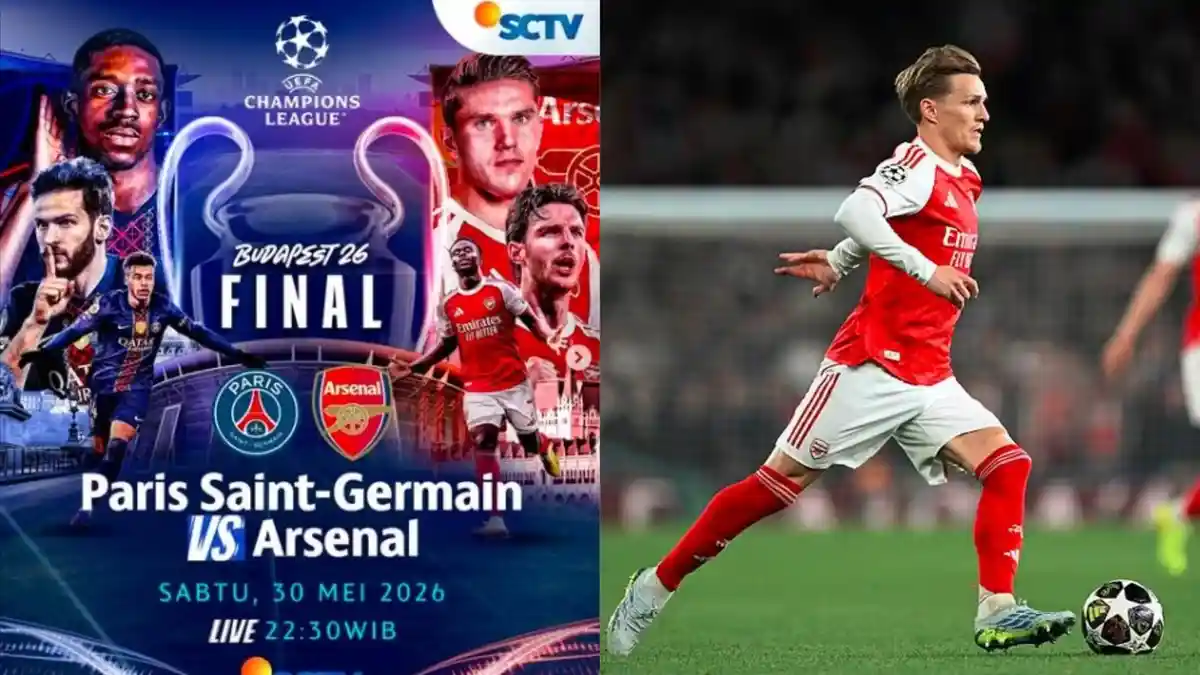Update Prediksi Skor Arsenal vs PSG Final Liga Champions Live SCTV Malam Ini Siapa Menang?