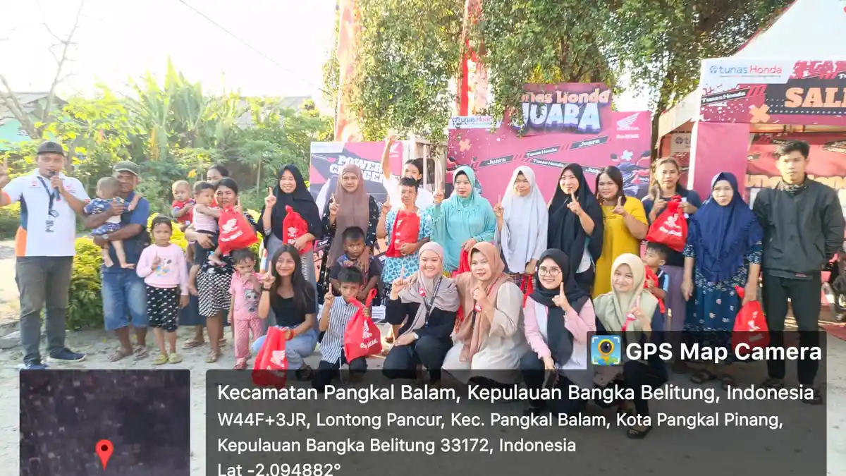 Honda TDM Gabek Meriahkan Kecamatan Gerunggang dan Pangkalbalam