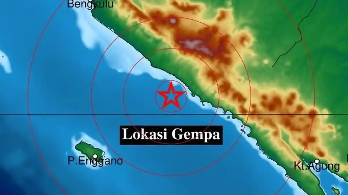 Gempa Terkini di Bengkulu Kamis 1 Agustus 2024 Malam, Cek Info BMKG