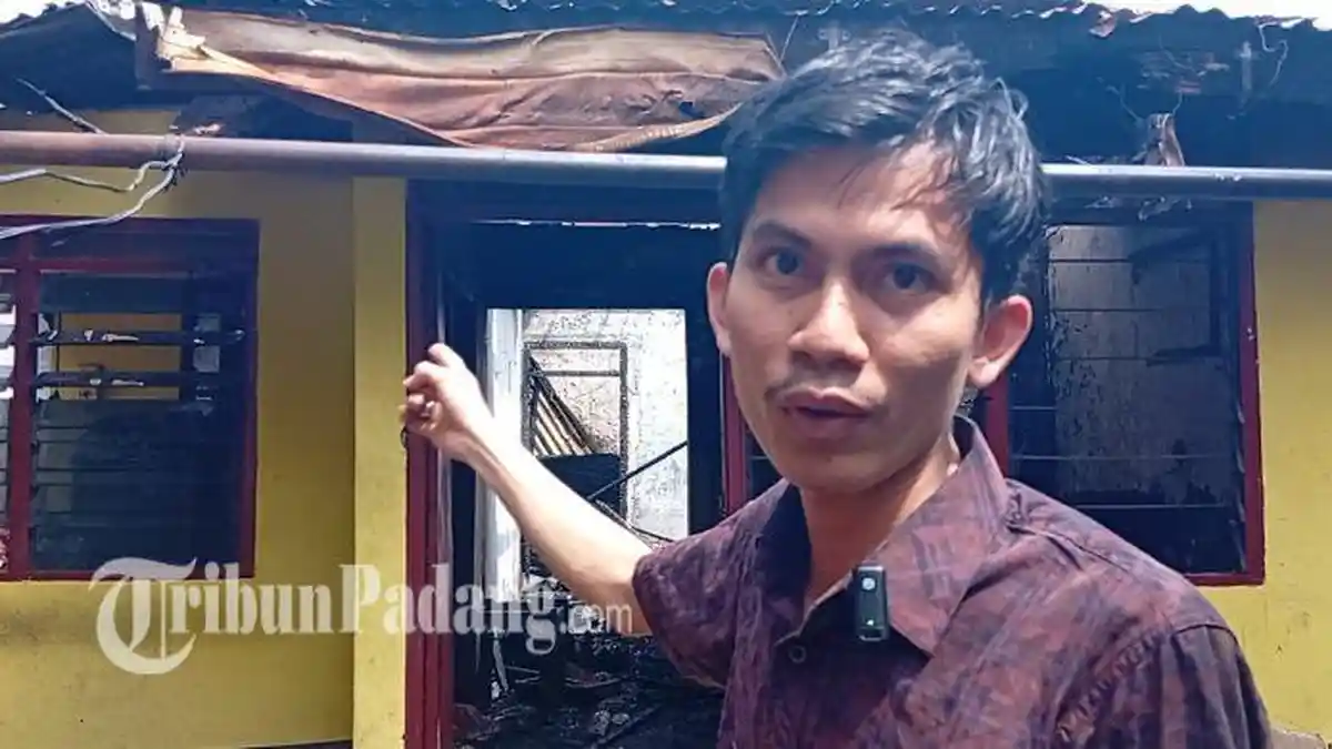 Istri Gendong Bayi Terobos Api, Kebakaran Kampung Jao Padang Nyaris Hanguskan Kontrakan Azam