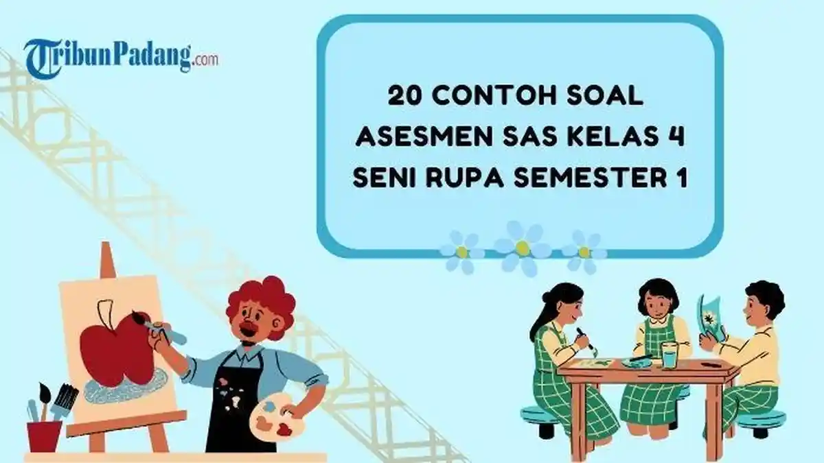20 Contoh Soal UAS/SAS Seni Rupa Semester 1 Kelas 4 SD dengan Kunci Jawaban