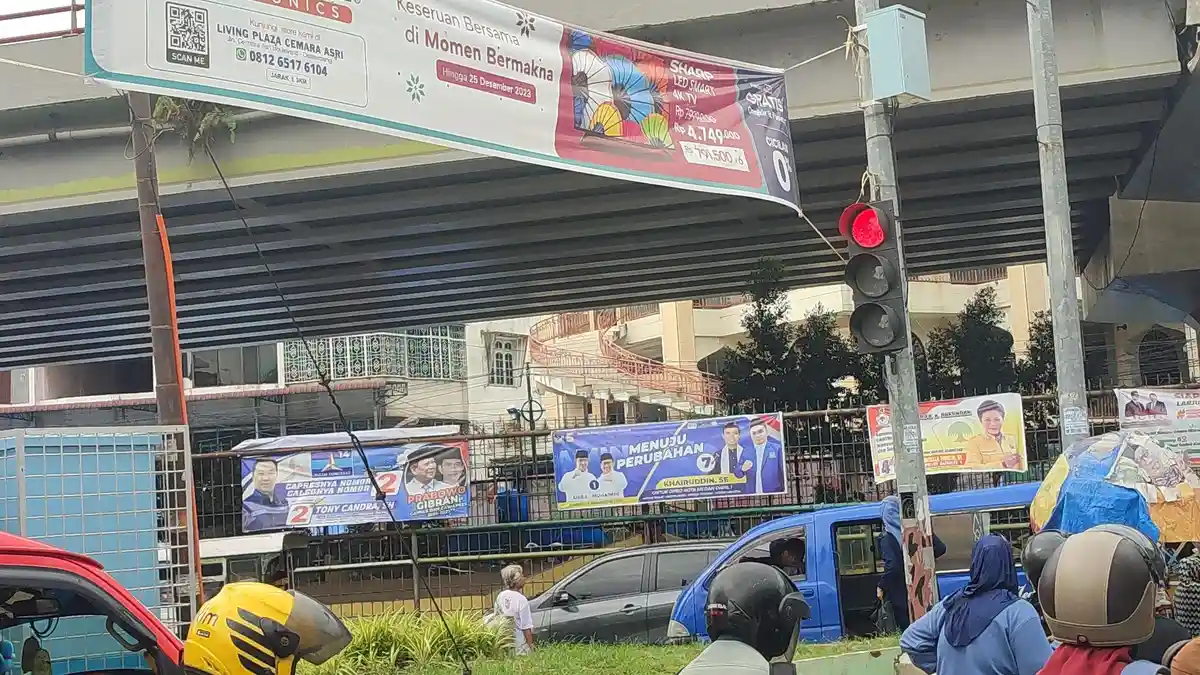 Tak Tertib Alat Peraga Kampanye, Bawaslu Medan Akan Surati Caleg dan Parpol