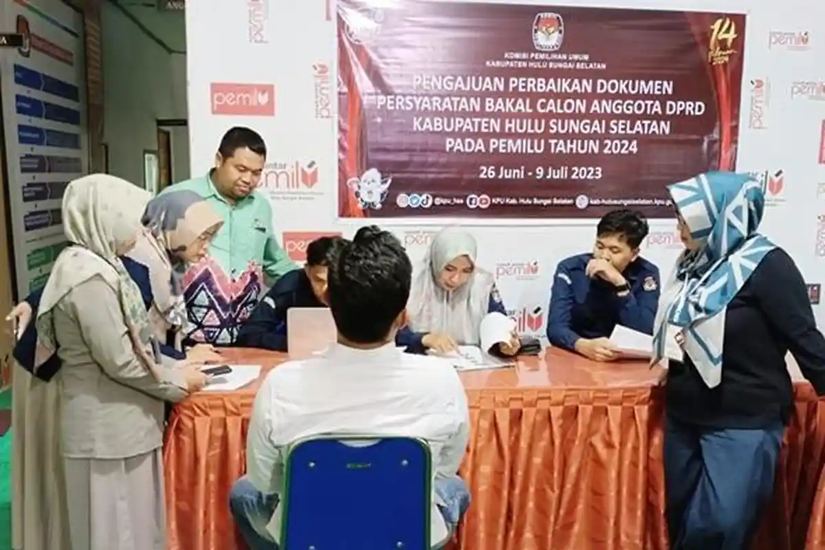 Persoalan Internal Membuat 2 Parpol di Kabupaten HSS Tak Ajukan Perbaikan Berkas Bacaleg Pemilu 2024