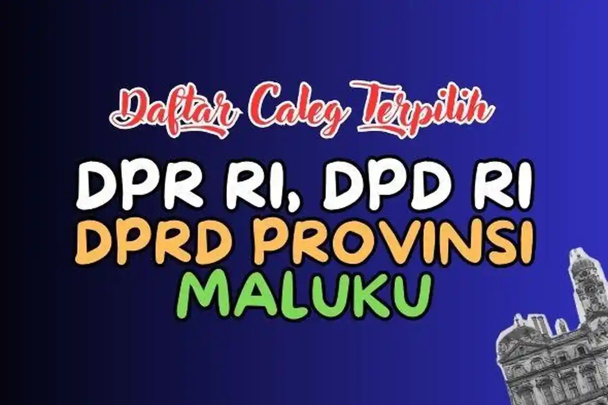 Daftar Lengkap Nama-nama Caleg Terpilih DPR RI, DPD RI dan DPRD Maluku Hasil Pileg 2024