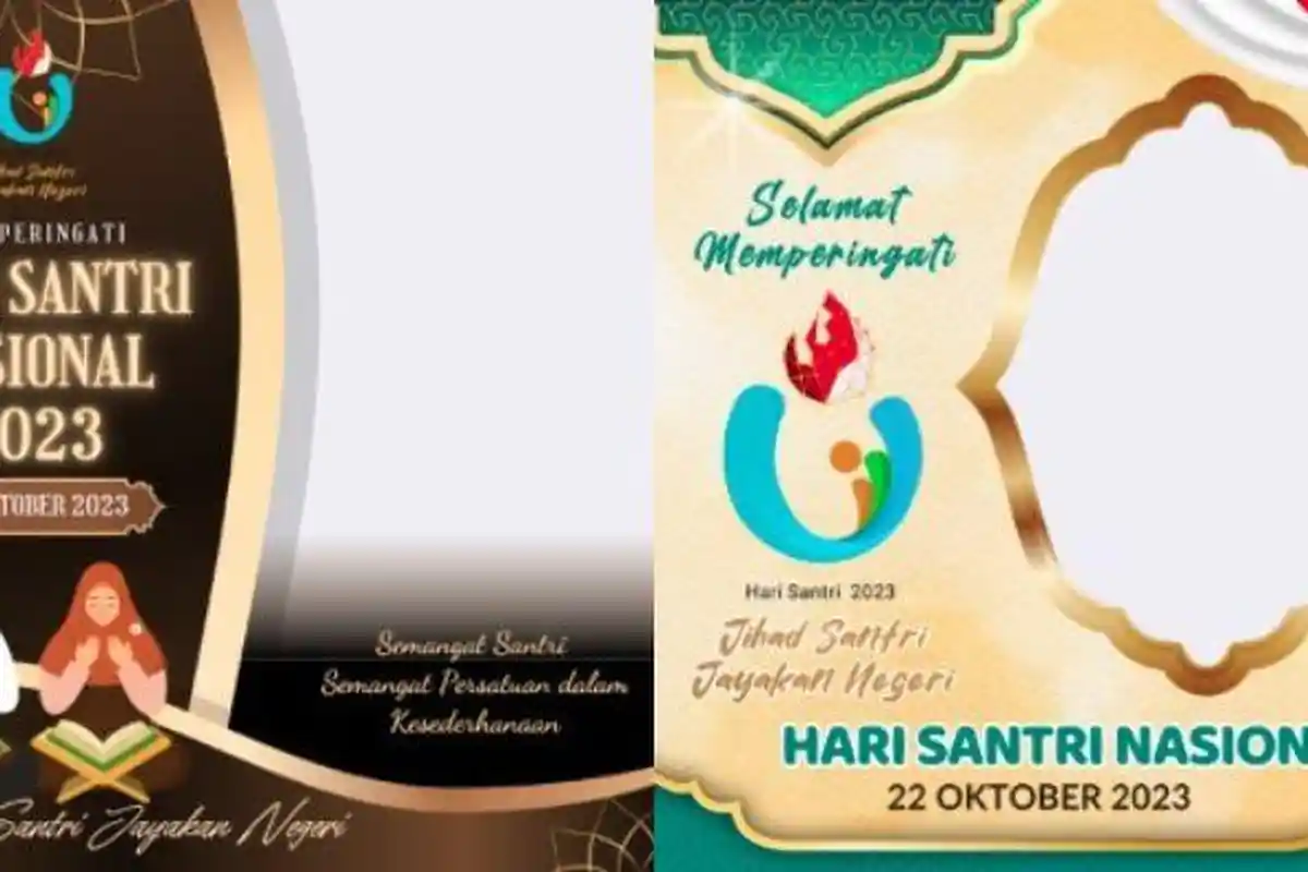 30 LINK Twibbon Hari Santri Nasional 2023 Gratis dengan Desain Menarik, Lengkap Cara Menggunakannya