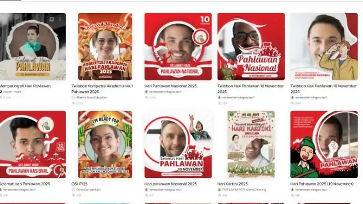 35 Twibbon Terbaru Hari Pahlawan 2025, Lengkap Cara Pakai