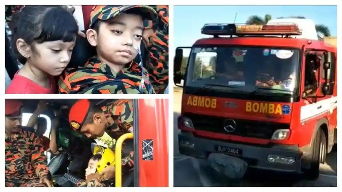 Bocah Pengidap Kanker Otak yang Lumpuh Ini Sebut Permintaan Terakhir: Ingin Jadi Petugas Pemadam