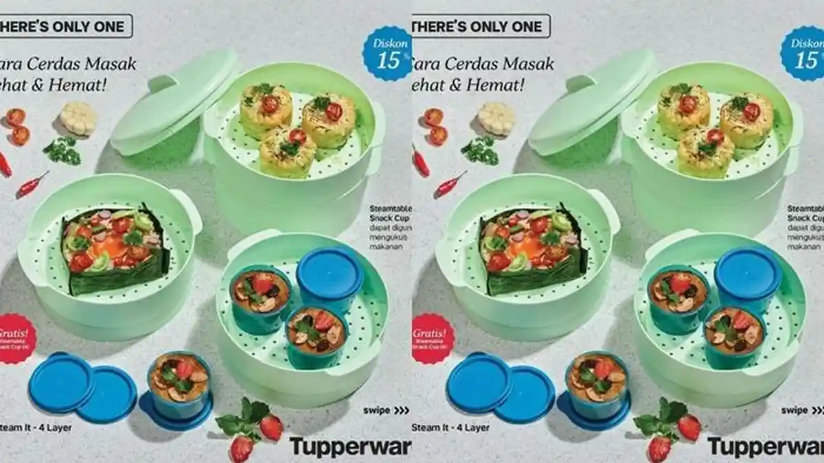 Promo Tupperware Edisi Akhir Maret 2023, Beli Tempat Mengkukus Makanan ...