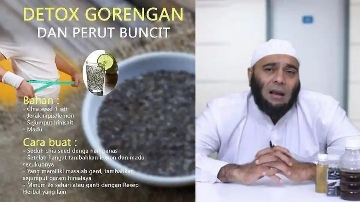 Cara Ampuh Mengatasi Lemak Jahat Gorengan dan Perut Buncit, Detox Tubuh dengan Ramuan Chia Seed