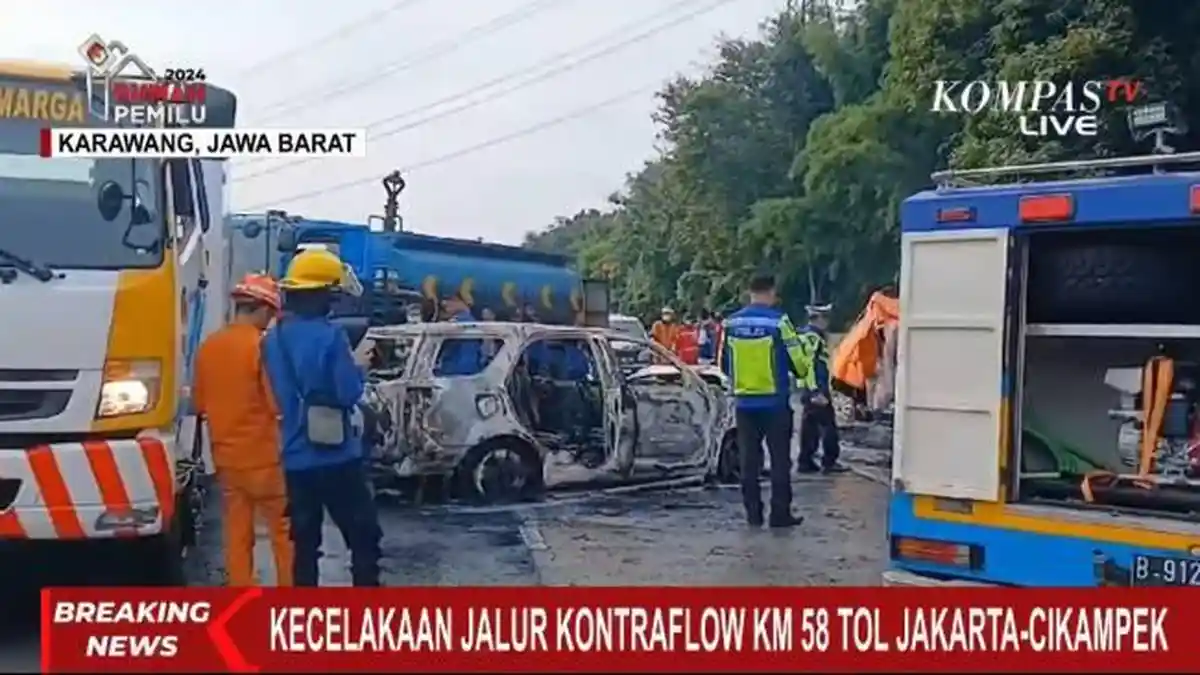 9 Korban Tewas dalam Kecelakaan di Tol Cikampek KM 58, Semuanya Penumpang Grandmax