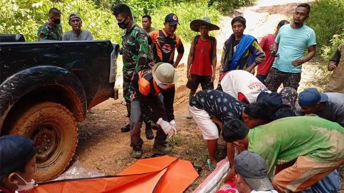 Tambang Emas di Solok Selatan Longsor, 7 Orang Meninggal dan 1 Masih Dicari