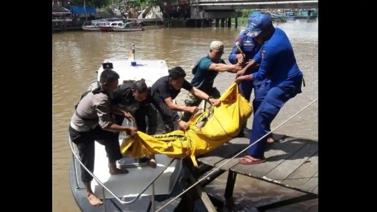 Jasad Pria Mengambang di Sungai Mahakam, Ada Uang Rp 500 di Saku Celananya