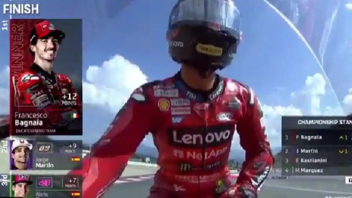 Hasil Sprint Race MotoGP Austria 2024: Bagnaia Juara, Marc Marquez Crash