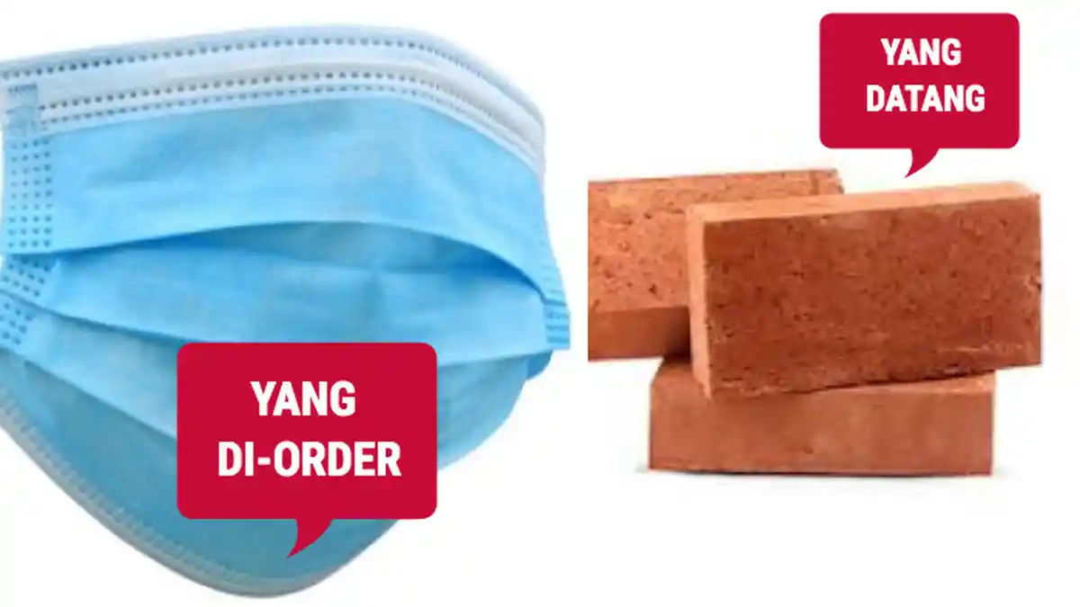 Hati-hati Beli Masker saat Pandemi Virus Corona ( Covid-19 ) di Instagram, yang Datang Malah Bata