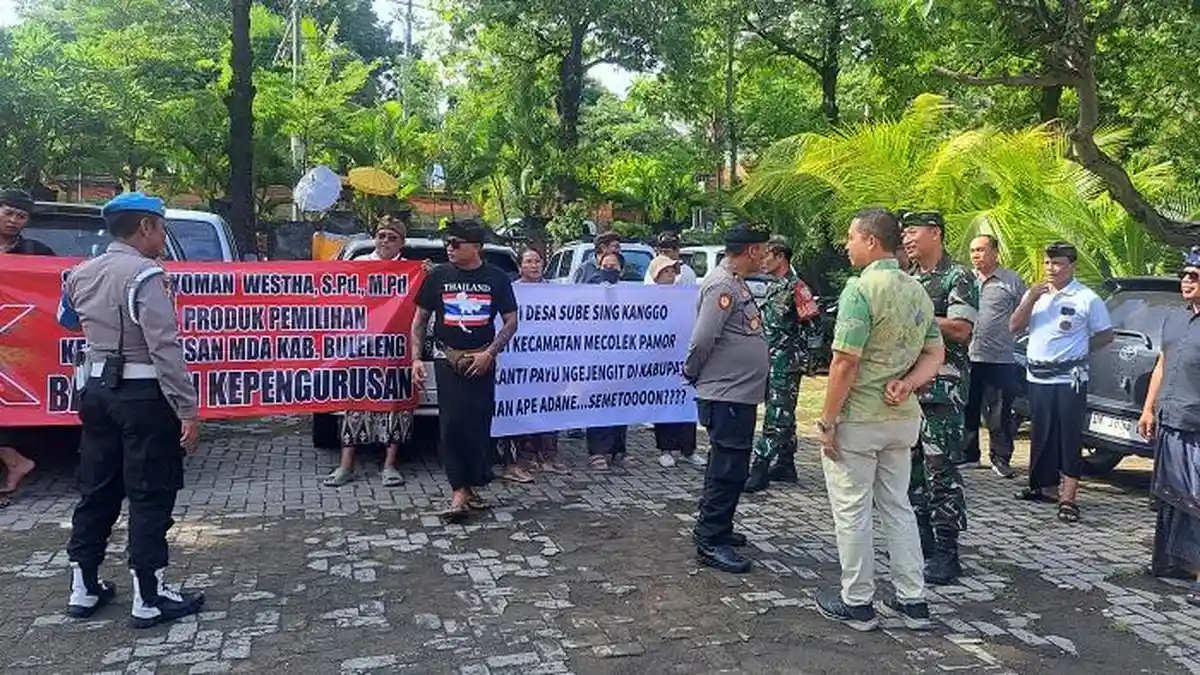 AKSI Protes Demo Damai Warnai Pemilihan Ketua MDA di Buleleng, Ada Apa? Simak Beritanya 