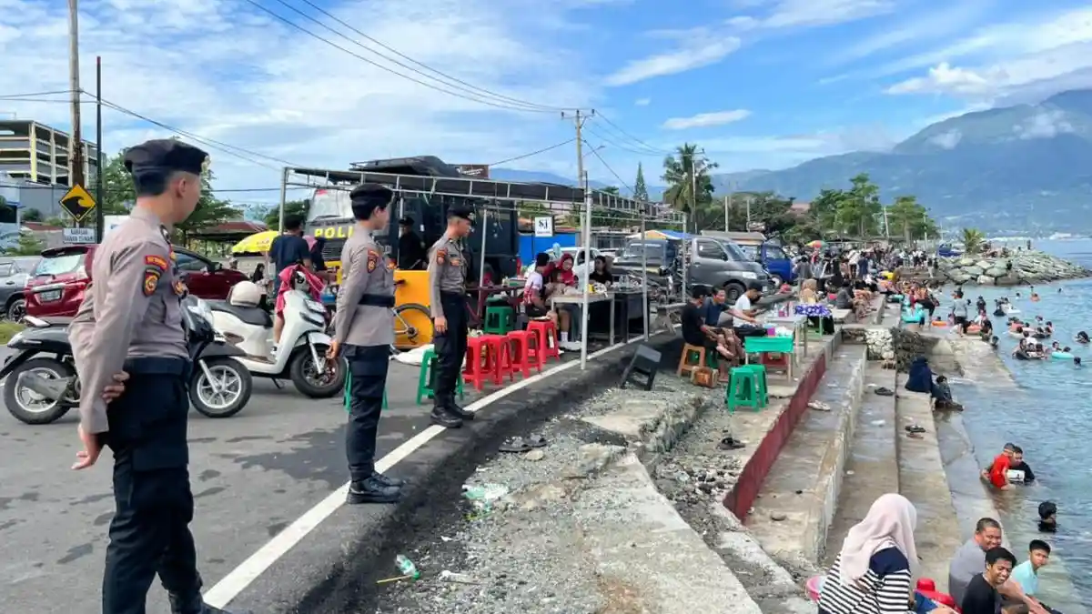 Libur Idulfitri, Satgas Ketupat Tinombala Intensifkan Patroli di Objek Wisata Kota Palu
