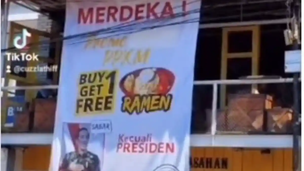 Nasib Pemilik Warung yang Tawarkan Promo Kecuali Presiden