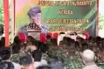 Panglima TNI Beri Pengarahan di Korem 043/Gatam