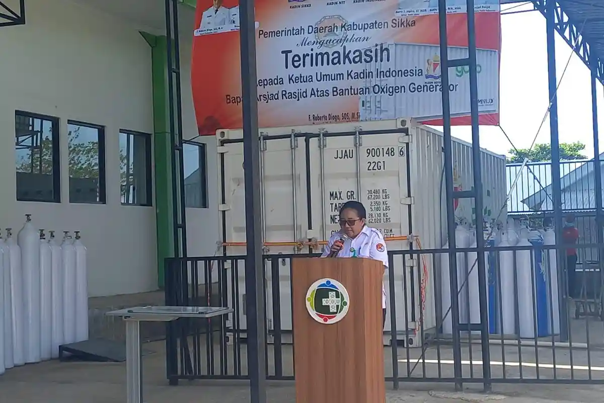 RSUD dr. T.C Hillers Kini Miliki Generator Oksigen, Mampu Poduksi 60 Tabung Per Hari