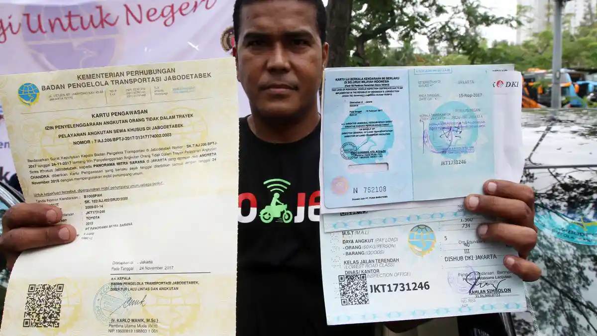 Sejak November 2017, Baru Lima Taksi Online yang Uji KIR di Bekasi