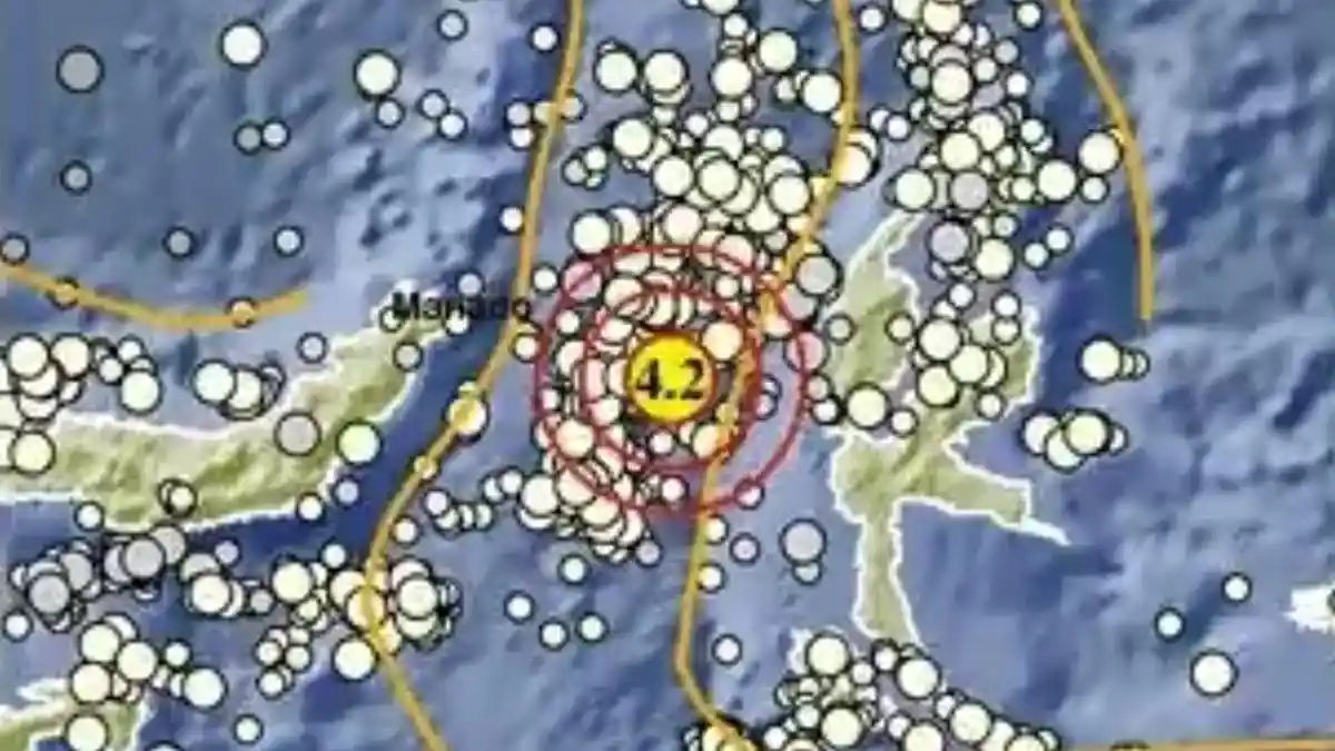 Gempa Bumi di Ternate Malut Senin 27 April 2026, Info BMKG Magnitudo 4,2