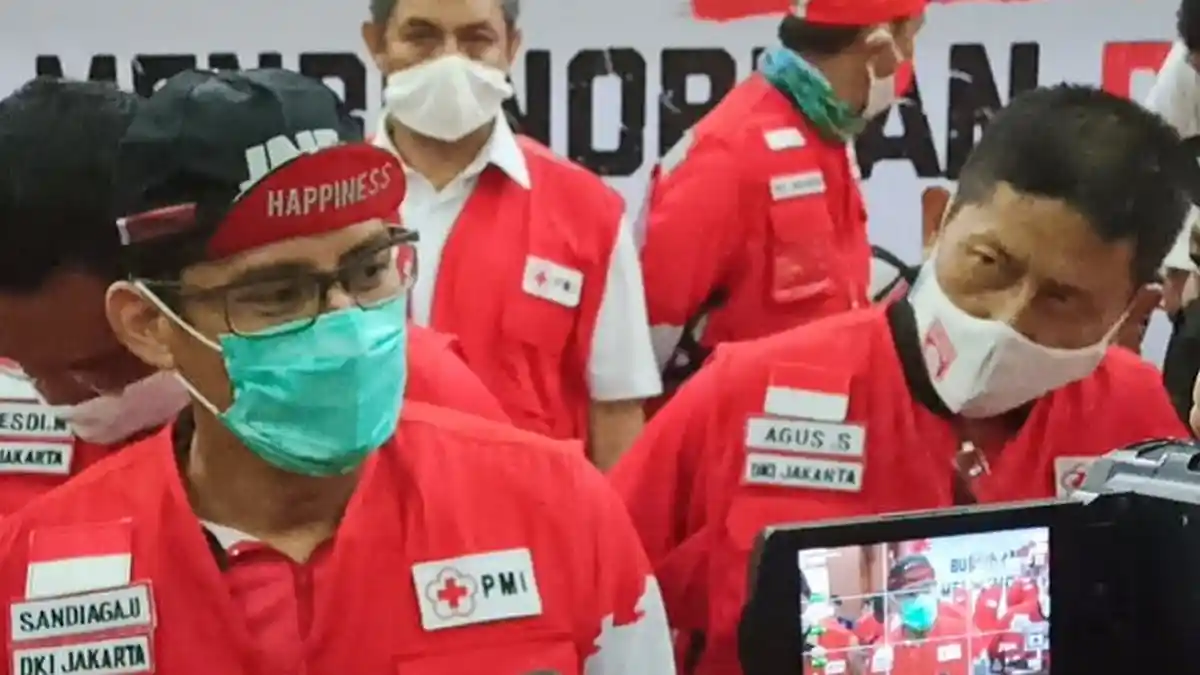 Jelang HUT ke-75 RI, Sandiga Uno Ajak Warga Donor Darah ke PMI