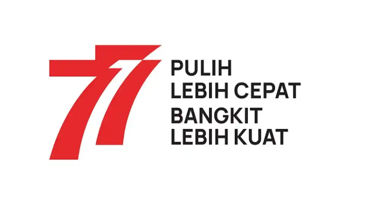 Tema HUT Ke-77 RI Tahun Ini, Intip Makna dan Bentuk Logonya