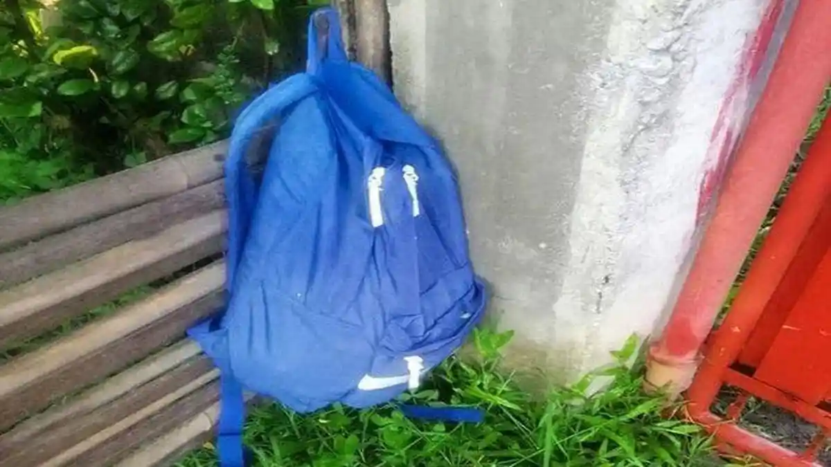 Heboh Suara Aneh di Tas Warna Biru Tergantung di Pagar, Pemilik Rumah Kaget Saat Mengetahui Isinya