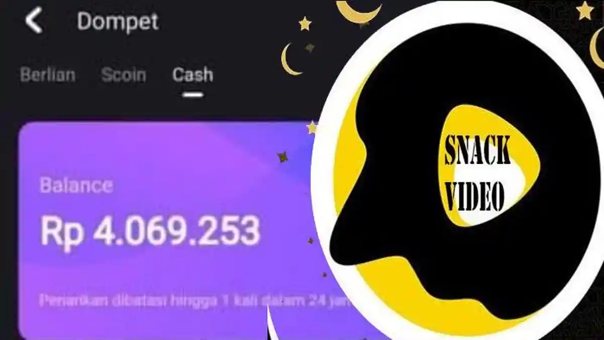 Hitung 80.000 - 1000.000 Koin Snack Video Berapa Rupiah ? Cek Daftar Misi Hasilkan Uang Tiap Hari