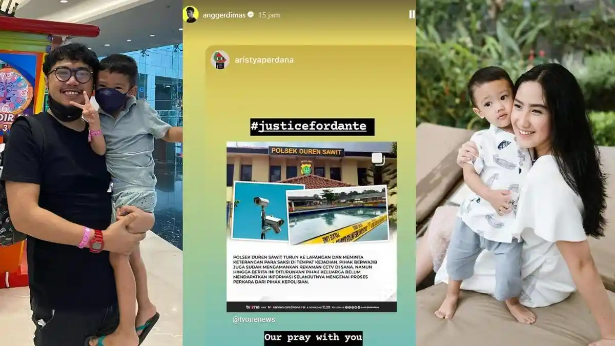 Angger Dimas Curigai Sosok yang Jaga Dante Renang? Kini Hapus Jejak, Benarkah Pacar Tamara Tyasmara?