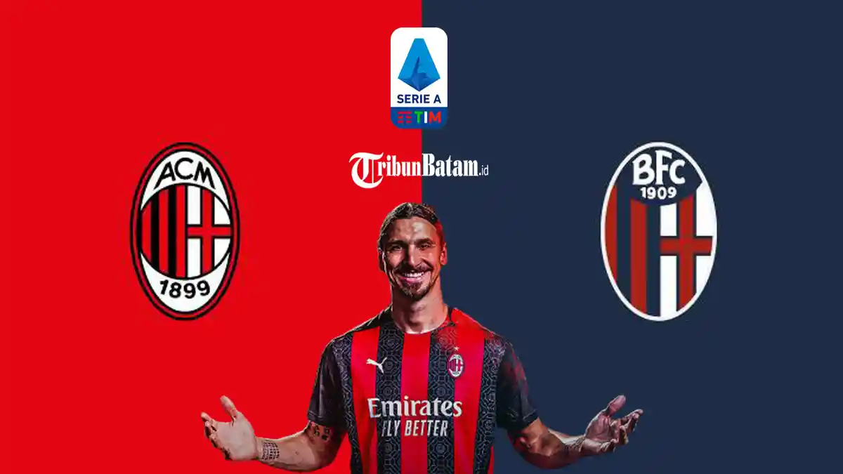 Siaran Langsung AC Milan vs Bologna di RCTI, Pioli Mainkan Ibrahimovic, Ante Rebic, Hakan Calhanoglu