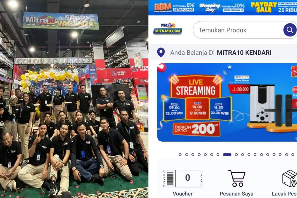 Anniversary 1 Tahun Mitra10 Kendari, Ada Promo, Bonus Hadiah, Bisa Cek Harga Lewat Aplikasi Digital