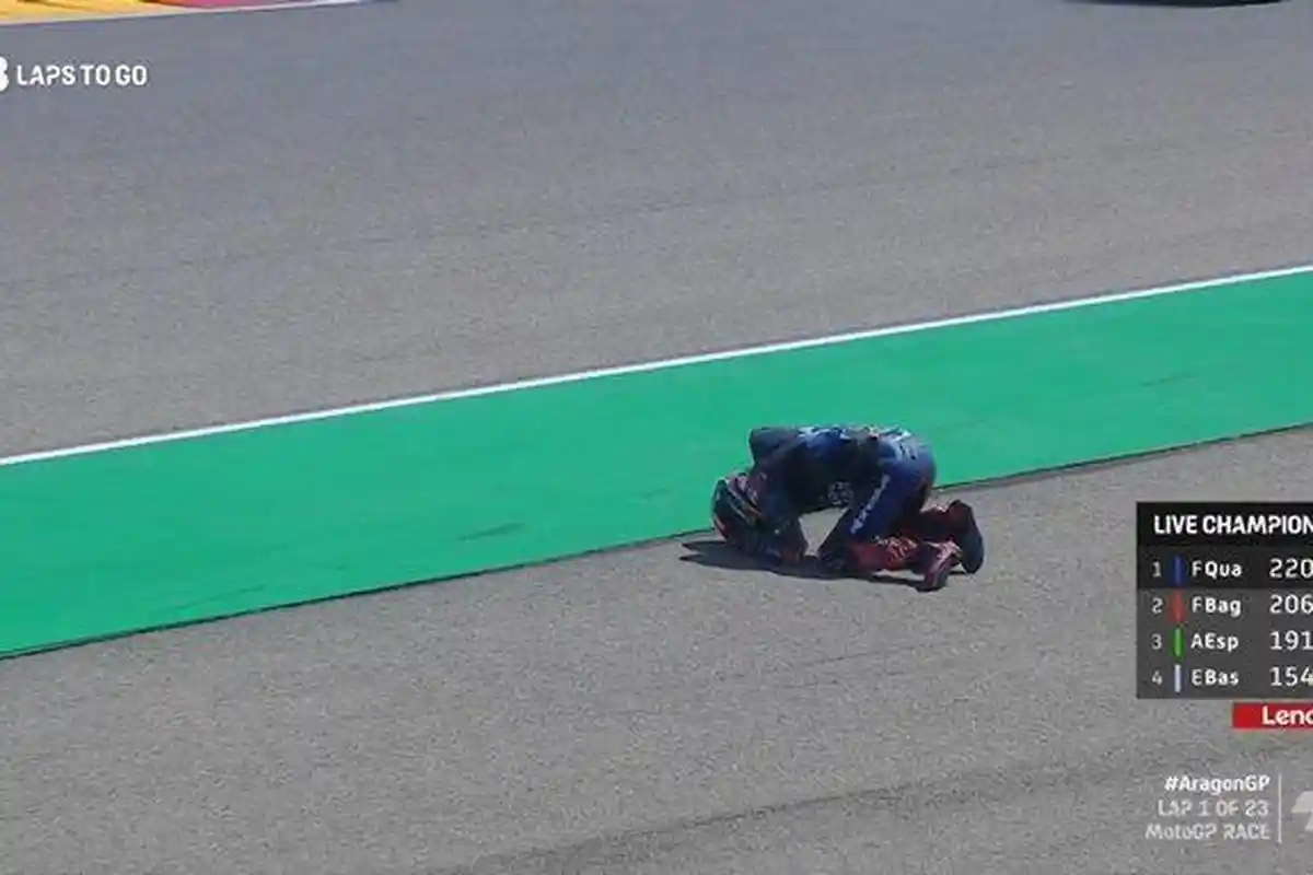 Komentar Marc Marquez usai Kecelakaan Vs Fabio Quartararo dan Takaaki Nakagami di MotoGP Aragon 2022