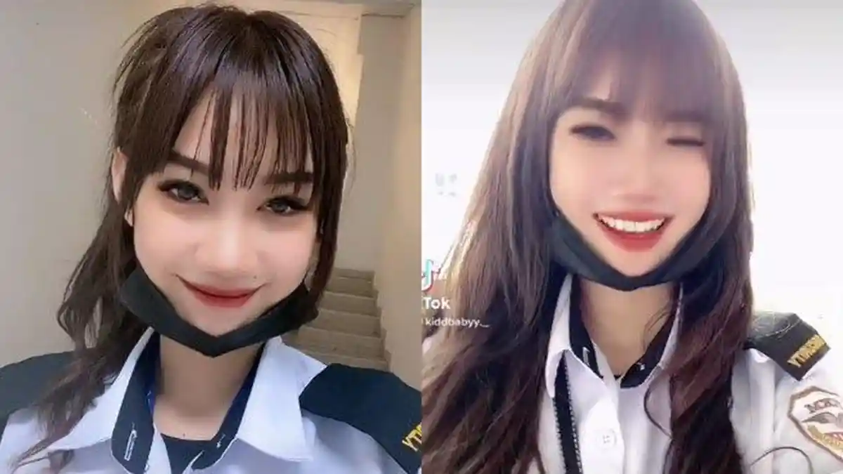 Potret Satpam Cantik Banyak Dikira Model, Pandai Bermakeup dan Tak Malu ...