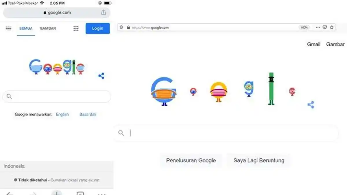 Penampakan Doodle Hari Ini, Trik Google Ingatkan Cara Pencegahan Covid-19