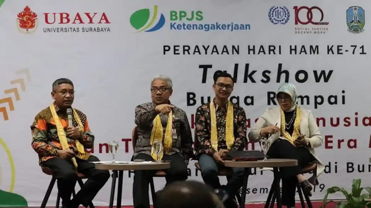 Peringatan Hari HAM Momentum untuk menjadi Peserta  Jaminan Sosial Ketenagakerjaan