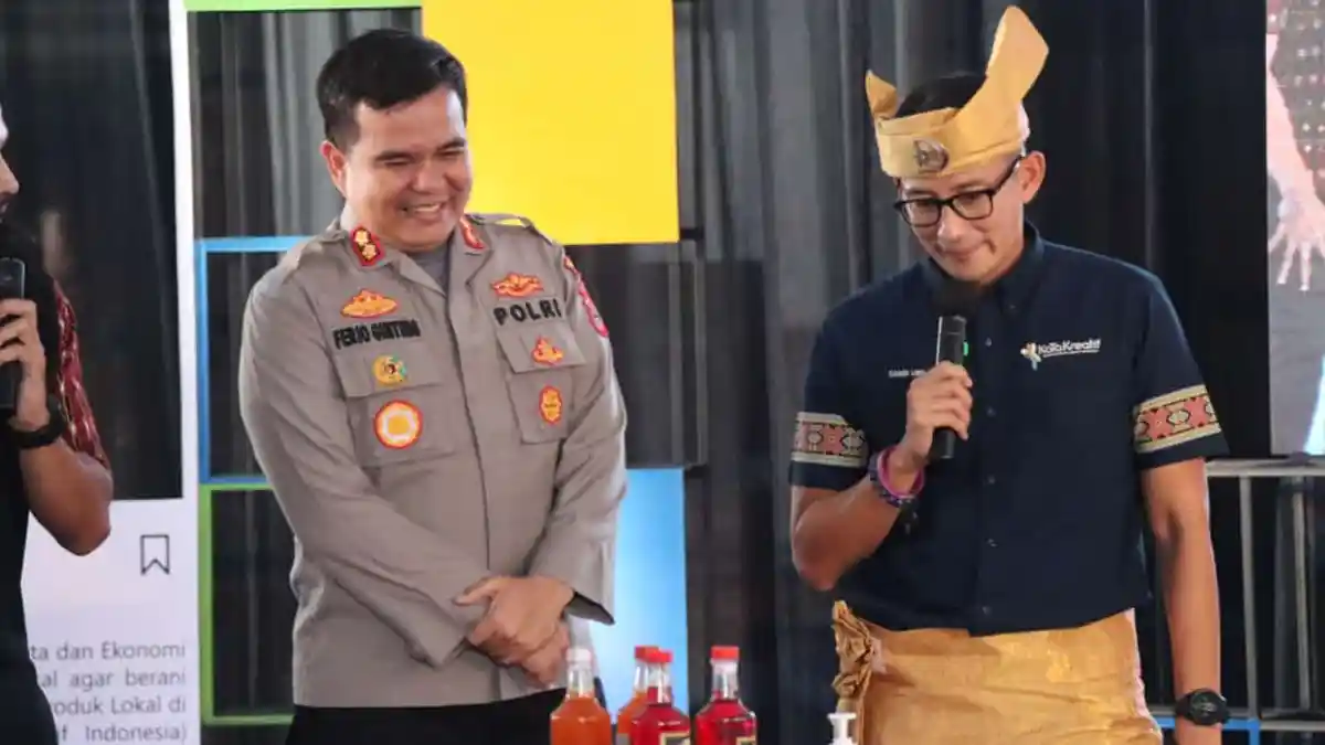 Kapolres Binjai Bersama Menparekraf Dorong Pertumbuhan UMKM di Binjai