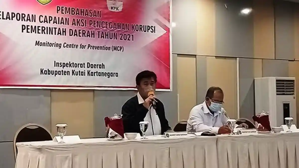 Pemkab Kukar Serius Cegah Korupsi, Dorong OPD Tuntaskan Input Data MCP