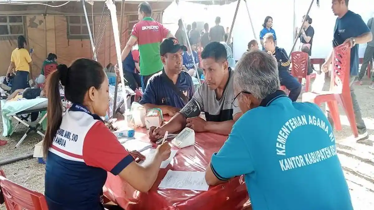 Sambut HANI 2023, BNN Belu Gelar Donor Darah dan Senam Bersama