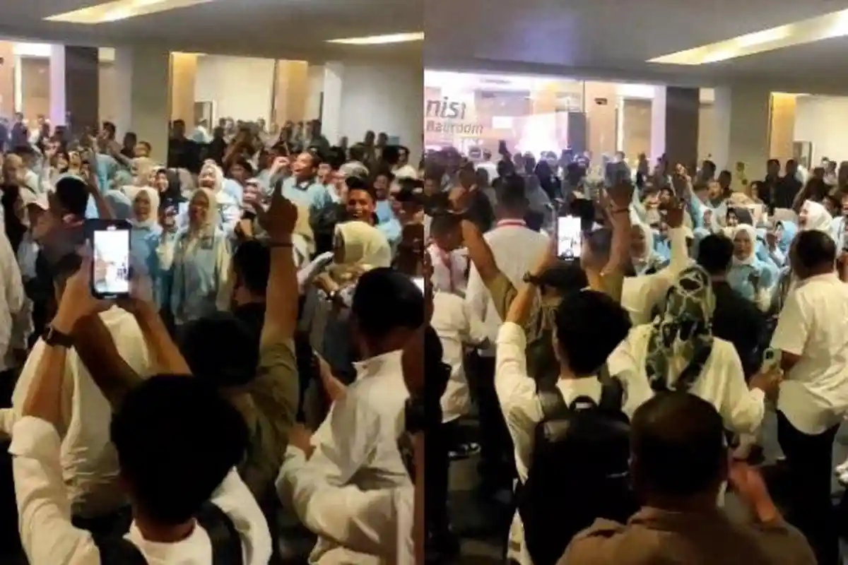 Saling Balas Yel-yel Warnai Pengundian Nomor Urut Paslon Gubernur Sulawesi Tenggara di Pilkada 2024