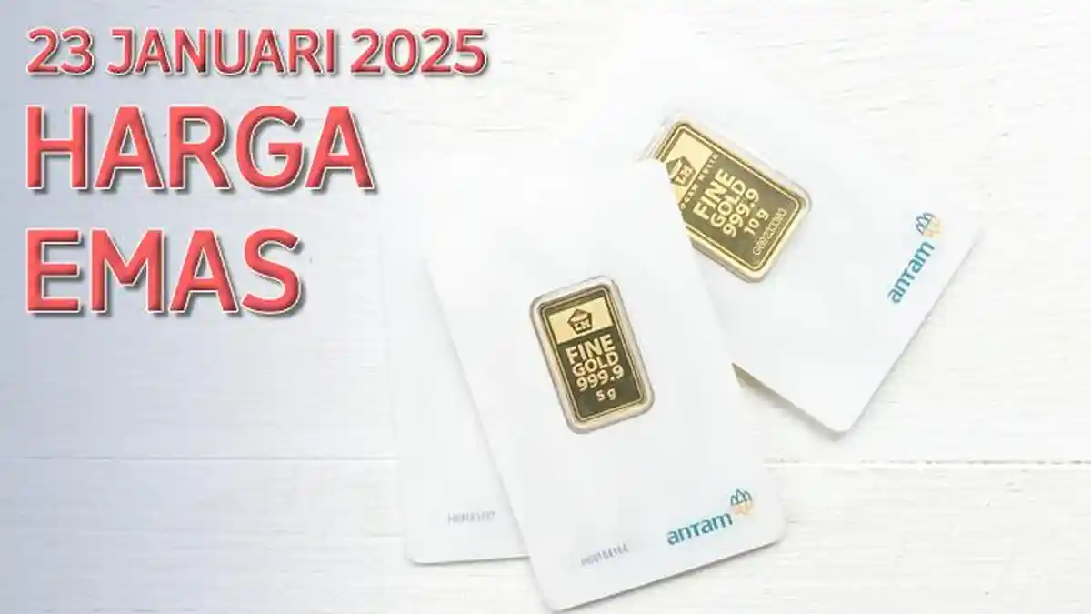 Harga Emas Naik Lagi Hari Ini Kamis 23 Januari 2025, Kini Dijual Segini