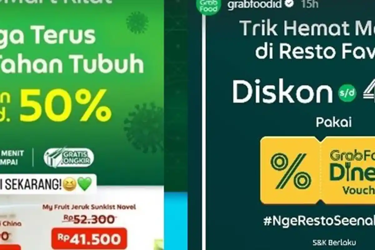 10 Kode Promo Grab Hari Ini 17 Januari 2024, GrabFood Diskon 40 Persen, GrabMart Diskon 50 Persen