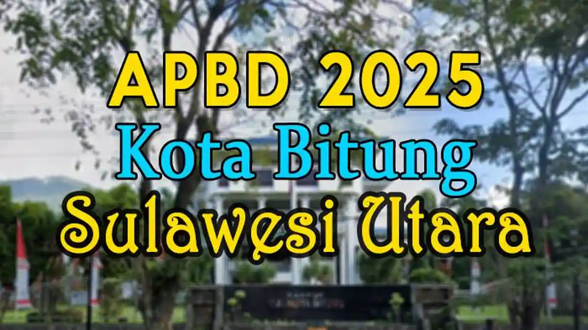 Rincian APBD 2025 Kota Bitung Sulawesi Utara