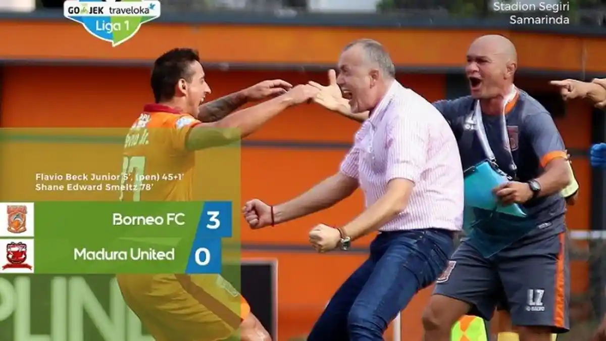 Wow, Madura United Kalah Telak di Kandang Borneo FC