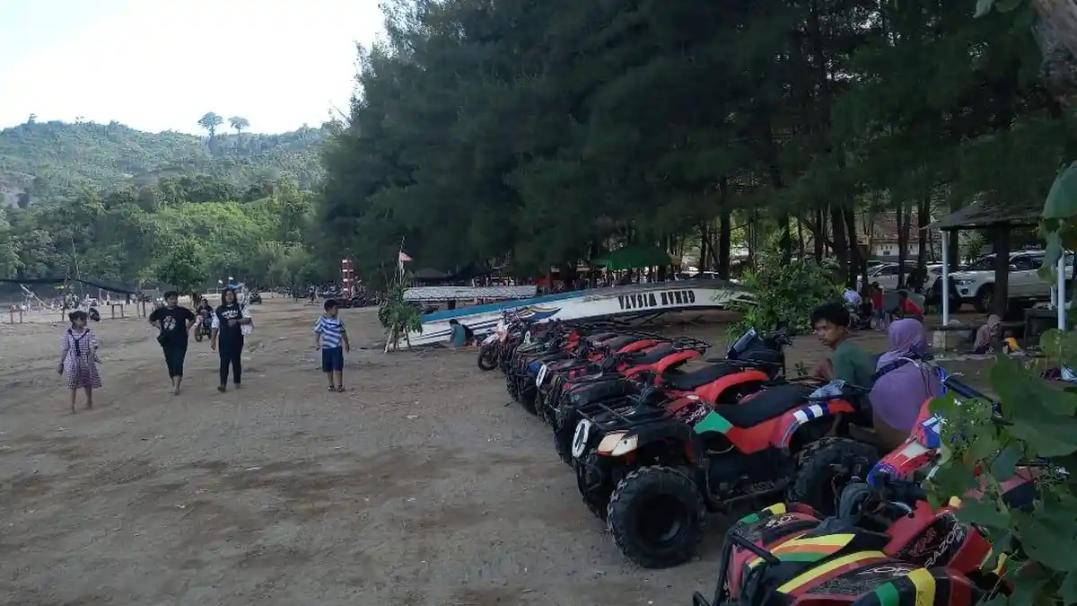 Kunjungan Wisatawan ke Pantai Gemah Tulungagung Selama Libur Lebaran 2024 Masih Kalah Saat Nataru