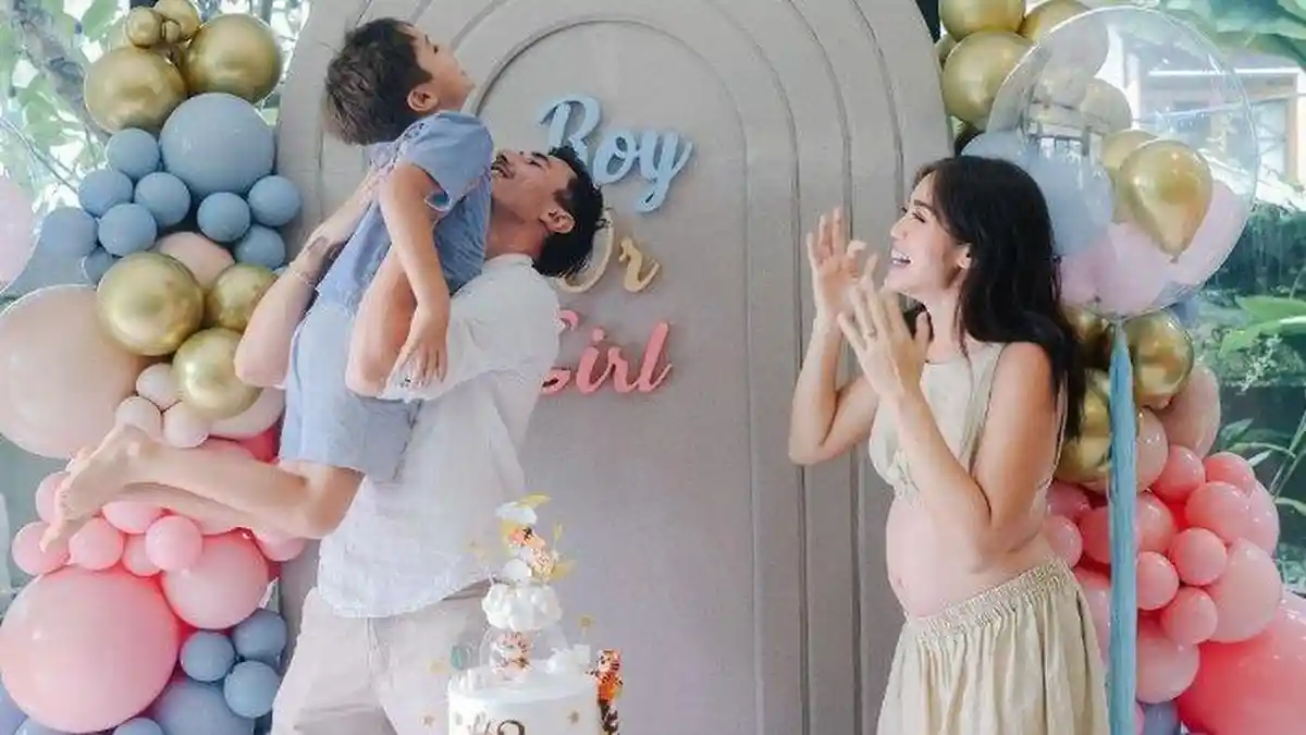 Momen Bahagia saat Jessica Iskandar dan Vincent Verhaag Gelar Gender Reveal